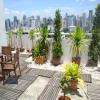 European style penthouse with patio
